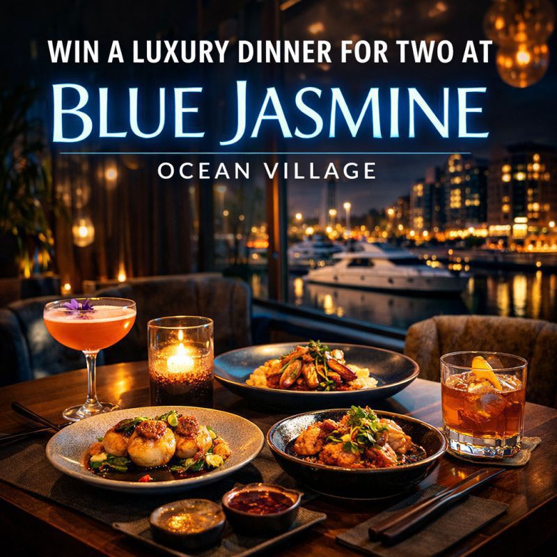 Win a £100 Blue Jasmine dining experience for two