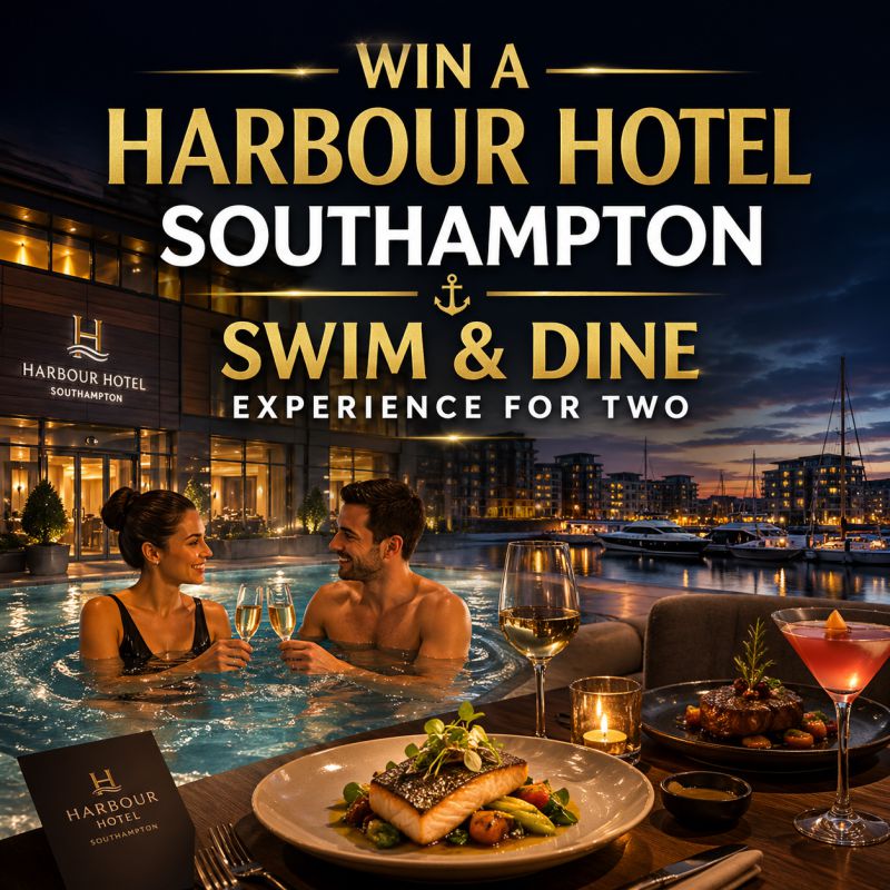 Win a Harbour Hotel Southampton Swim & Dine experience for two