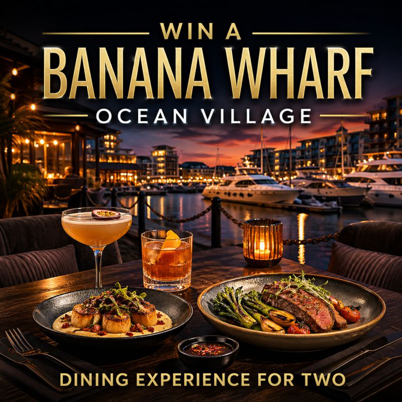 Win a Banana Wharf Ocean Village dining experience for two